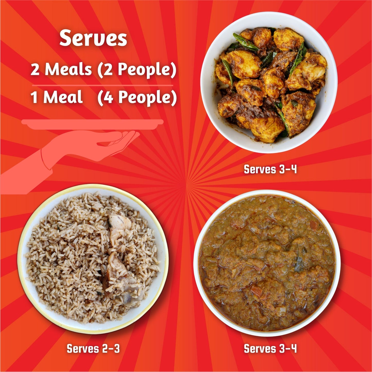 Dindigul Value Meal Combo [ Dindigul Biryani Paste (1) + Chettinad Curry (1) + Pepper Chicken (1) ]