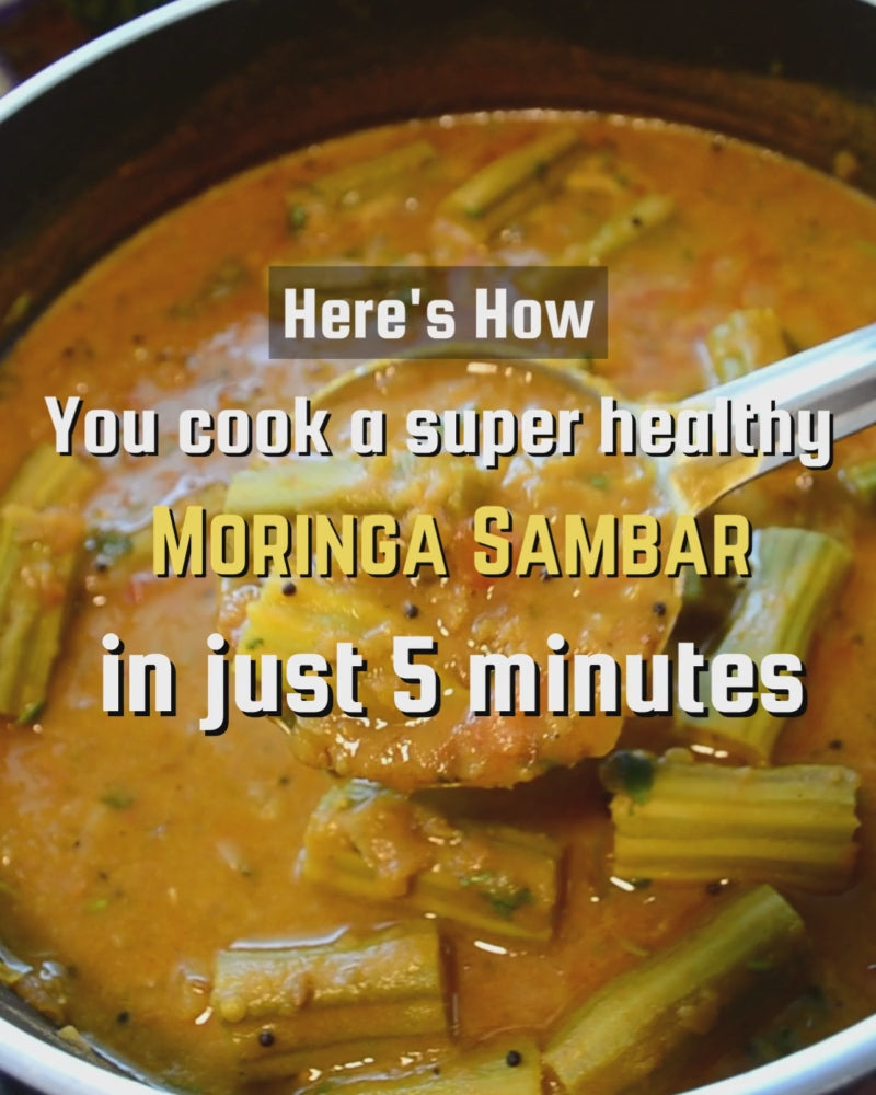 Load video: Moringa Sambar