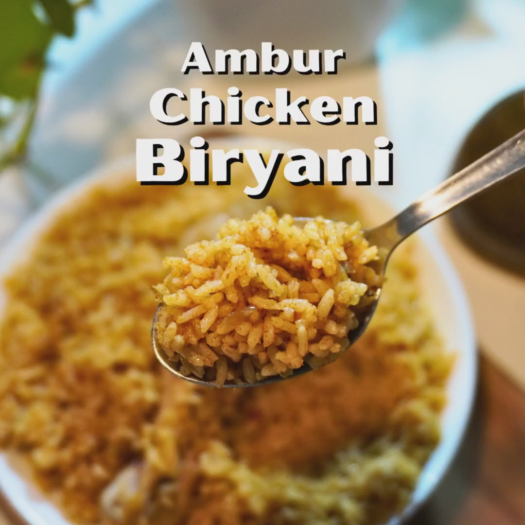 Load video: Ambur Biryani Recipe